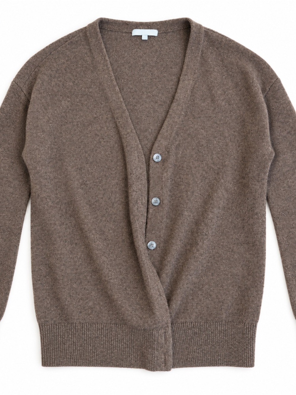 Madewell Brown Merino Wool Blend Long V-Neck Cardigan Size M